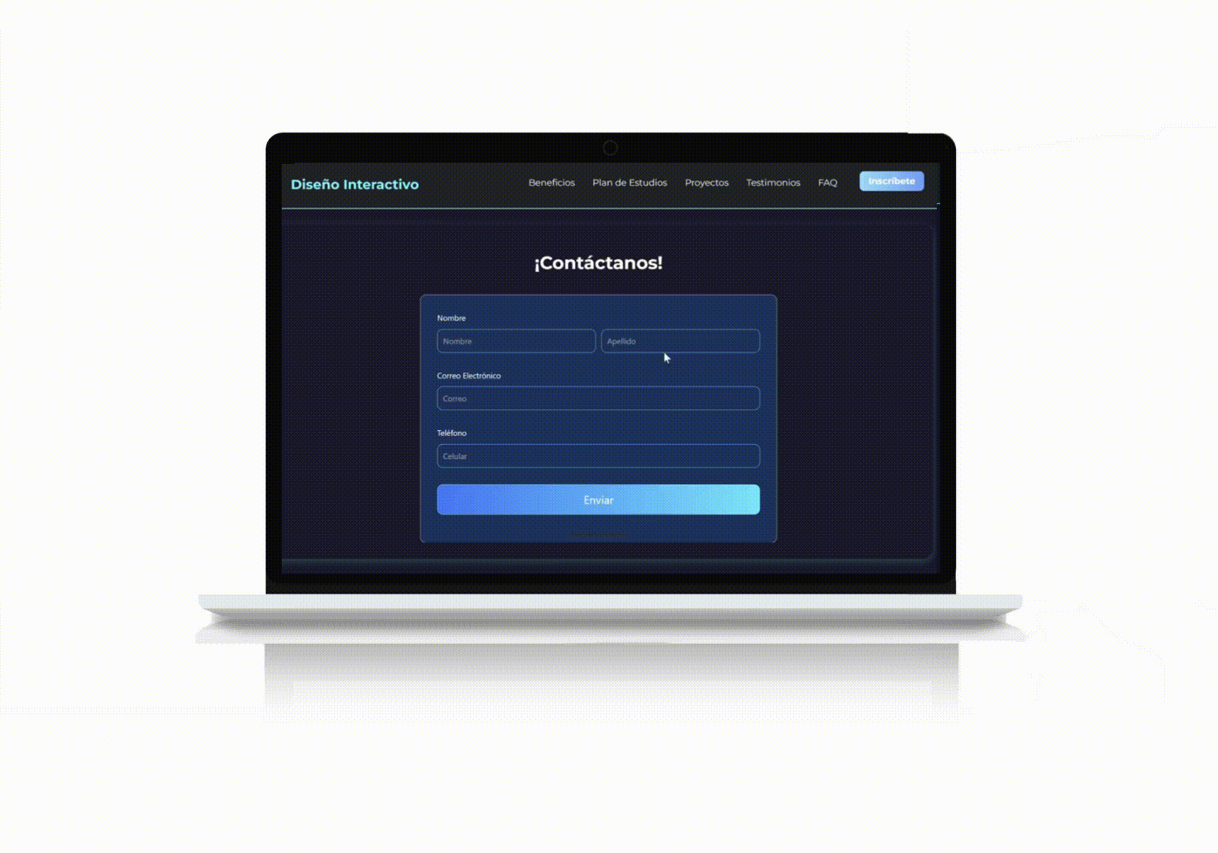 Mockup 2 de Landing