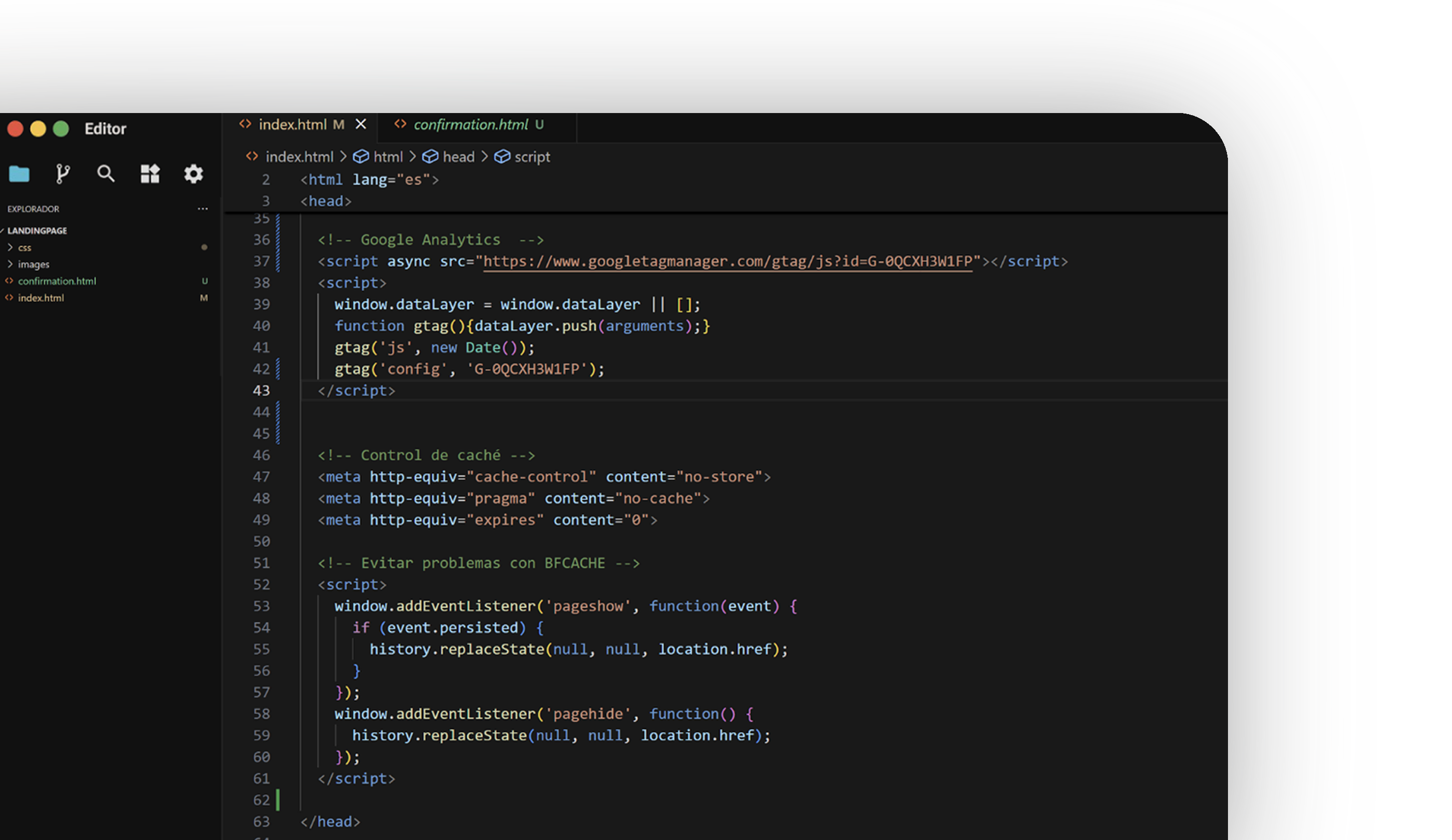 Mockup 4 de Landing